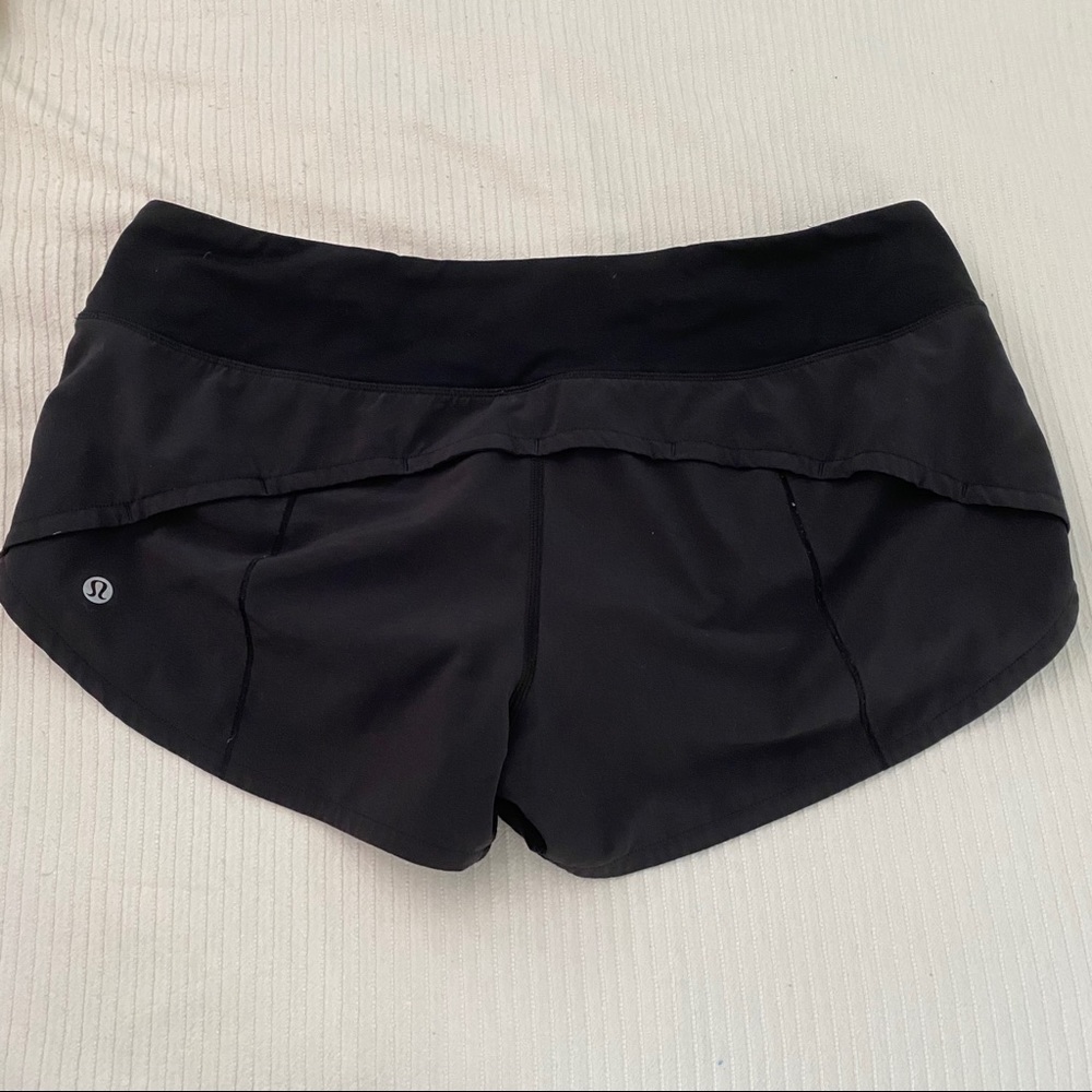 Black Lululemon Speed Short